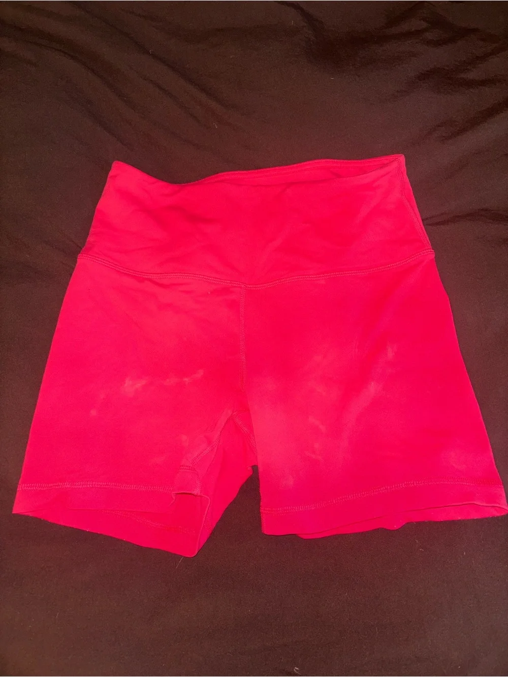 Reflex Women's High-Waist Neon Pink Bike Shorts